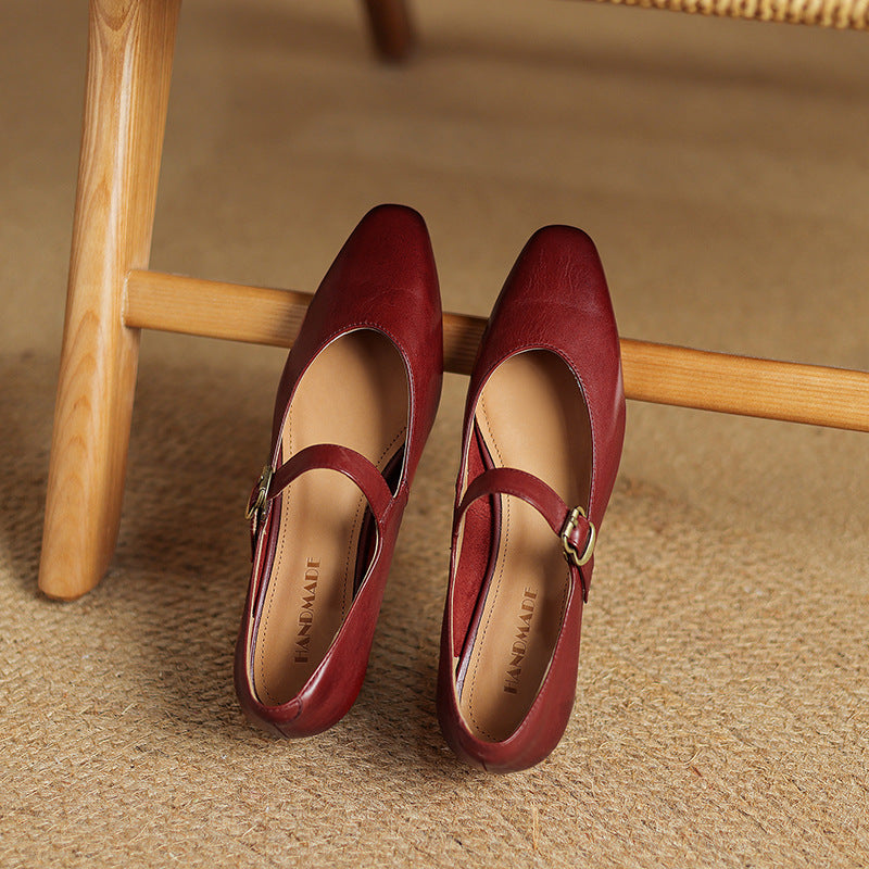 MIRALIA — Genuine Leather Heels