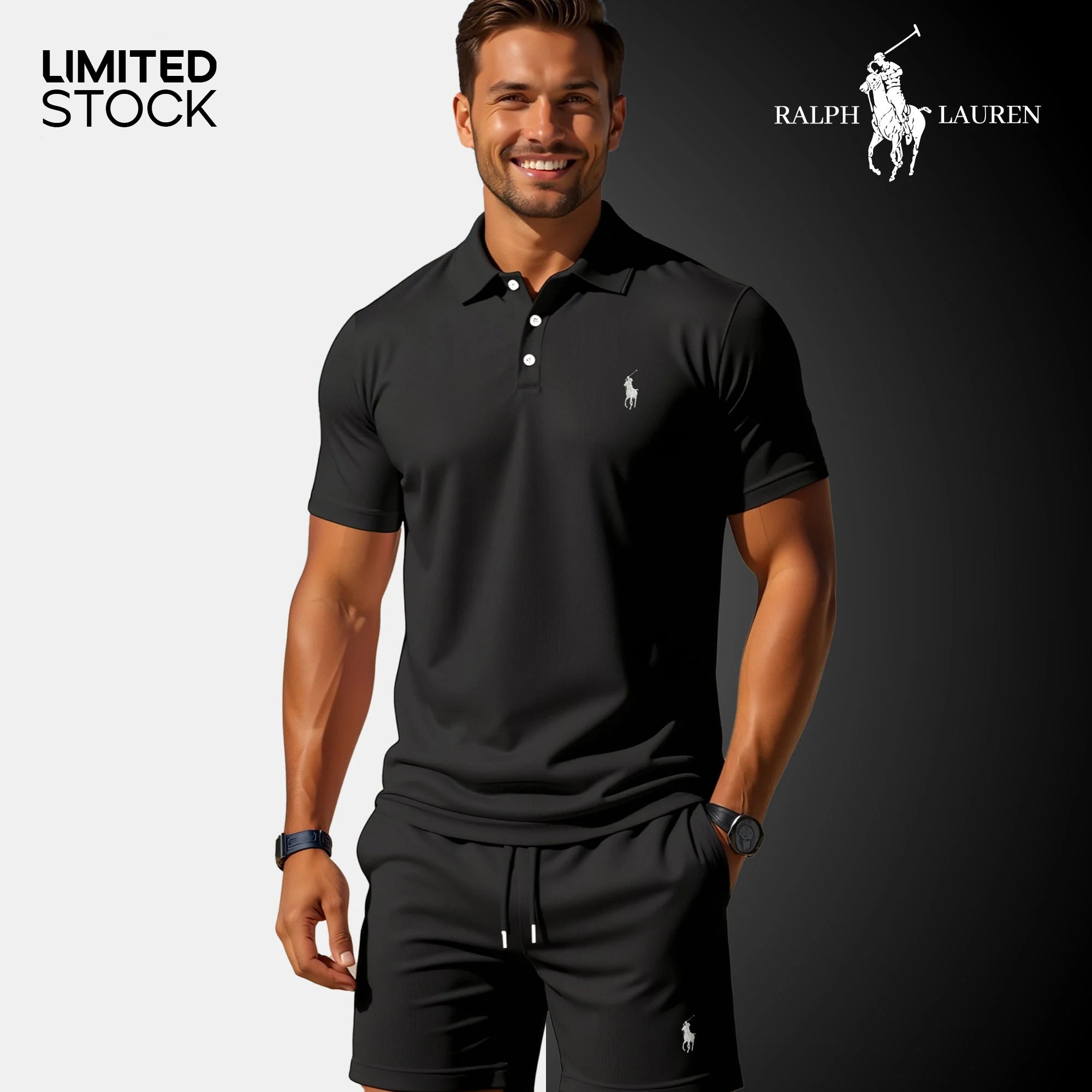 Men's Polo & Shorts Set – Limited Edition