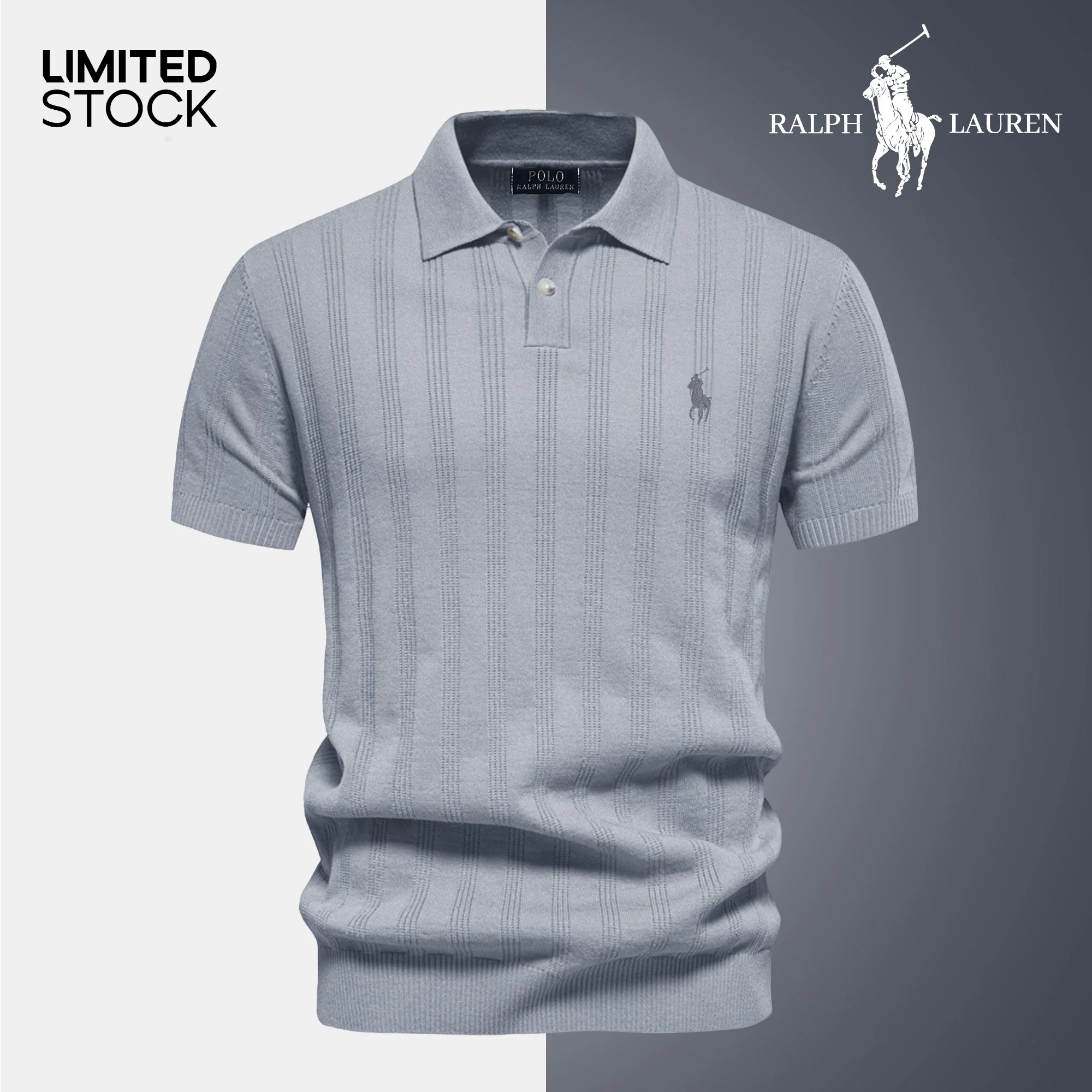 Premium Textured Polo for Men