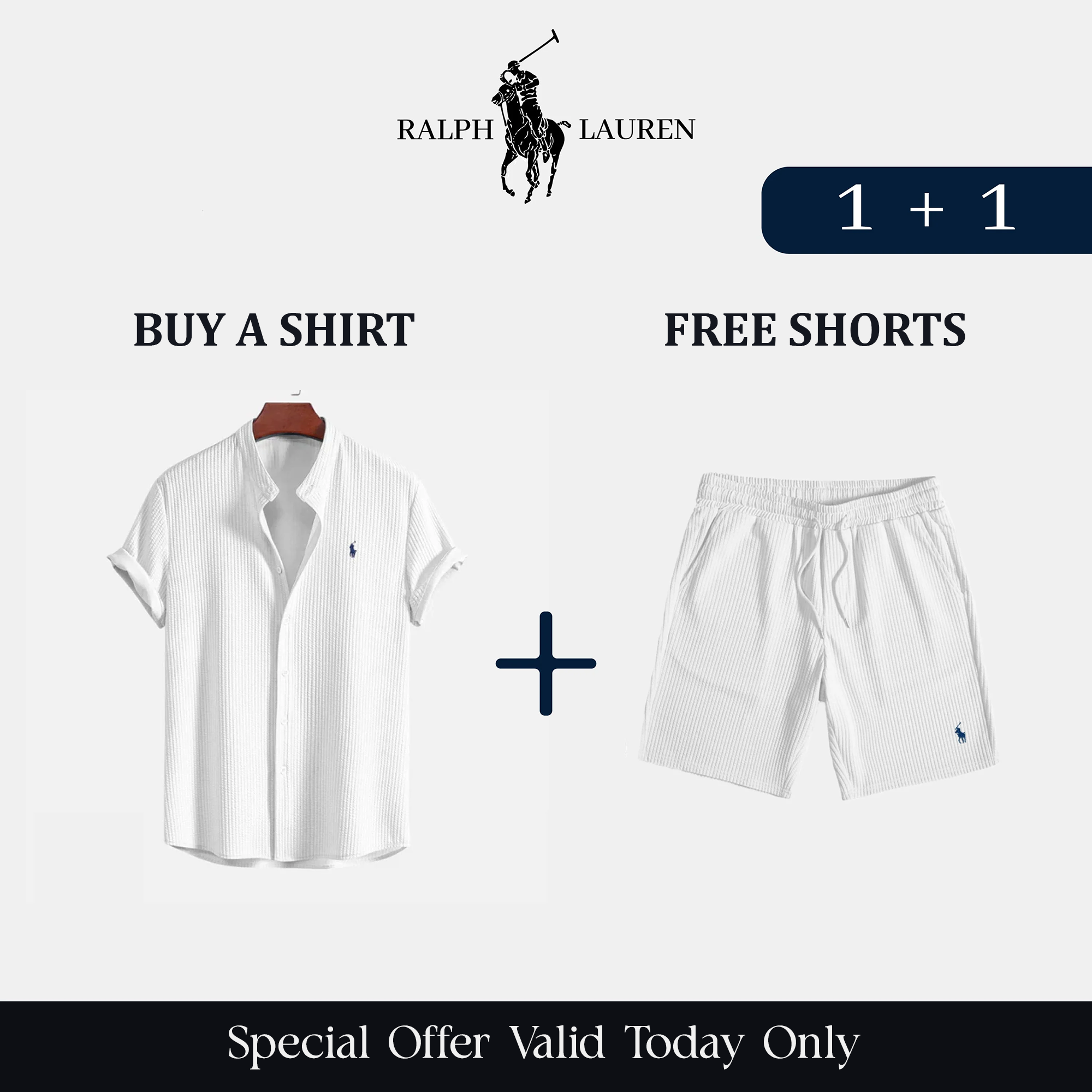 Elegant Shirt with Complimentary Shorts