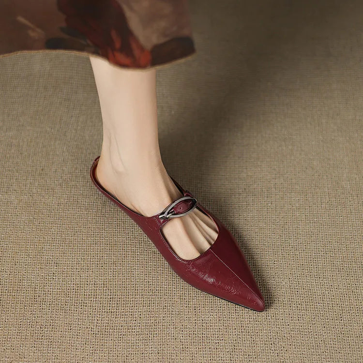 MARINELLE — Leather Mules