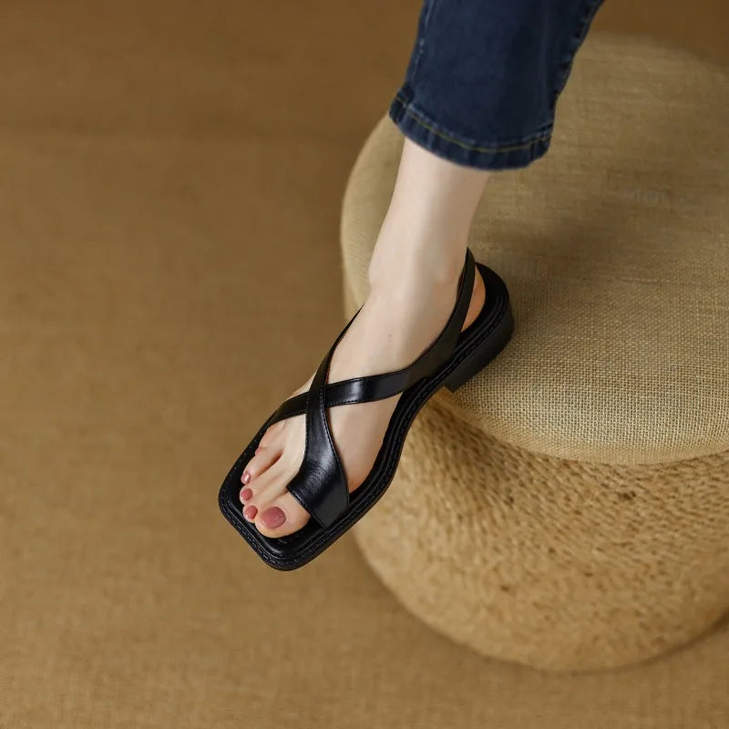 CERANO — Cross Strap Sandals