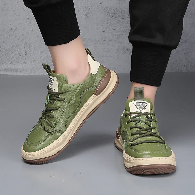 CERVELLO — Italian Leather Sneakers