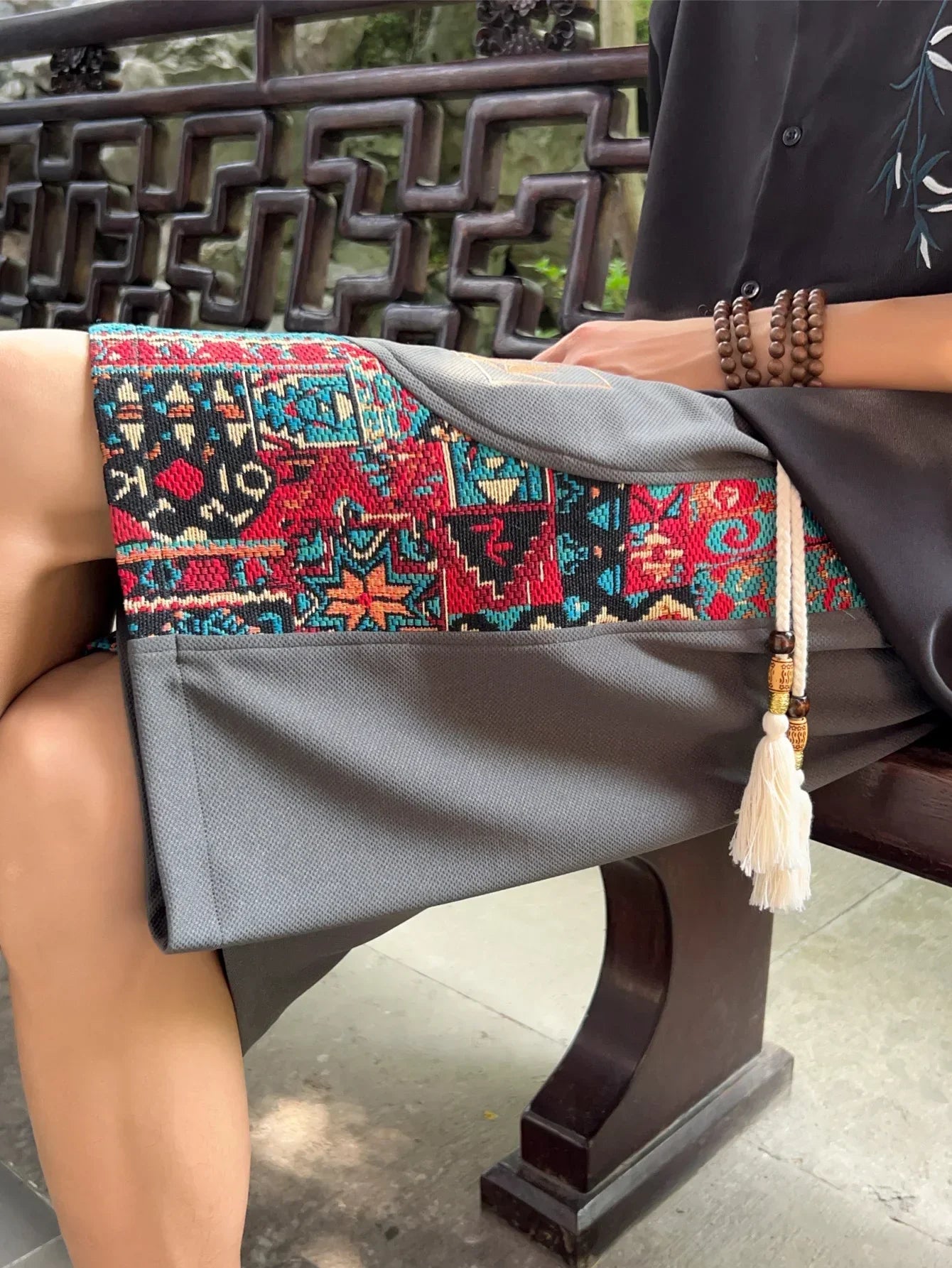 CERANO — Embroidered Resort Shorts