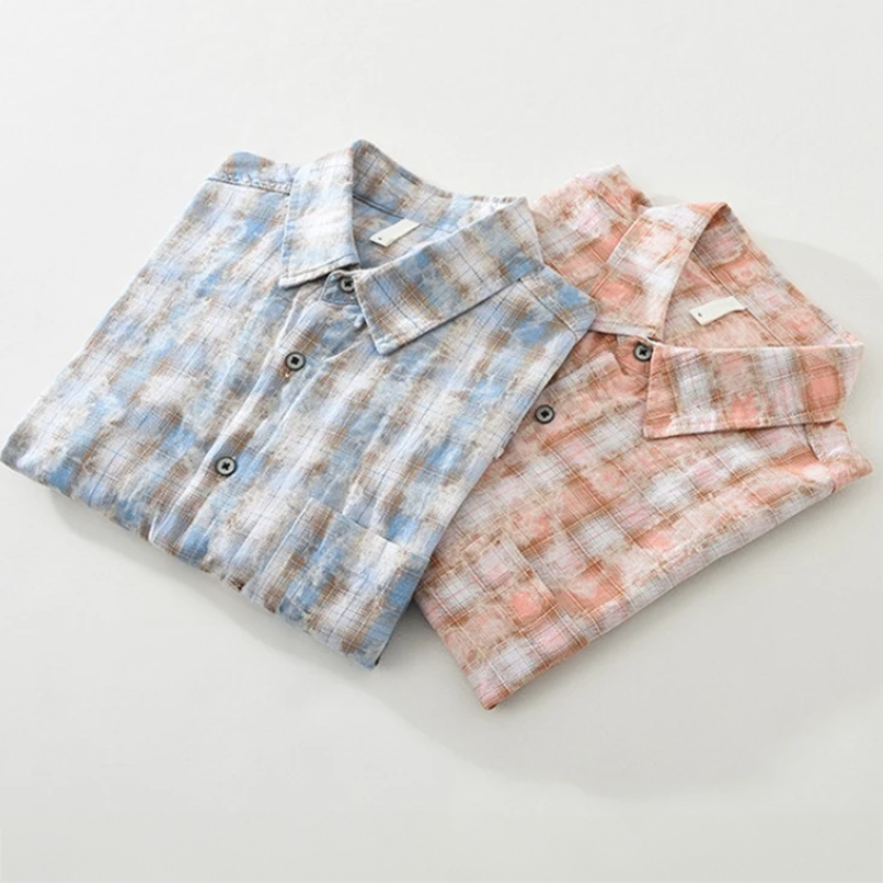 CALVIN COVE — Cotton Checkered Shirt