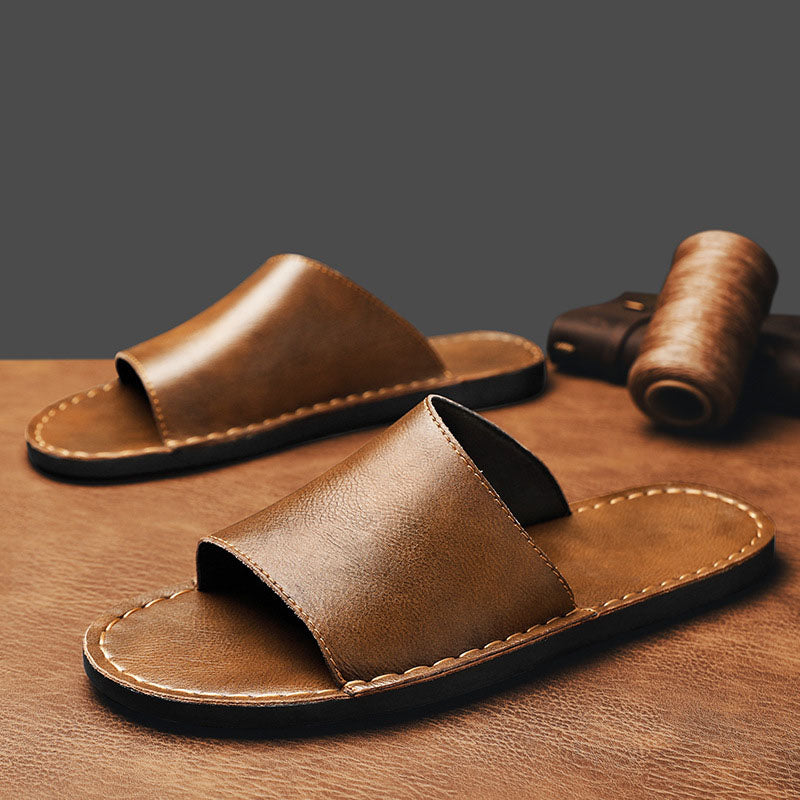 CALIANTE — Leather Slides
