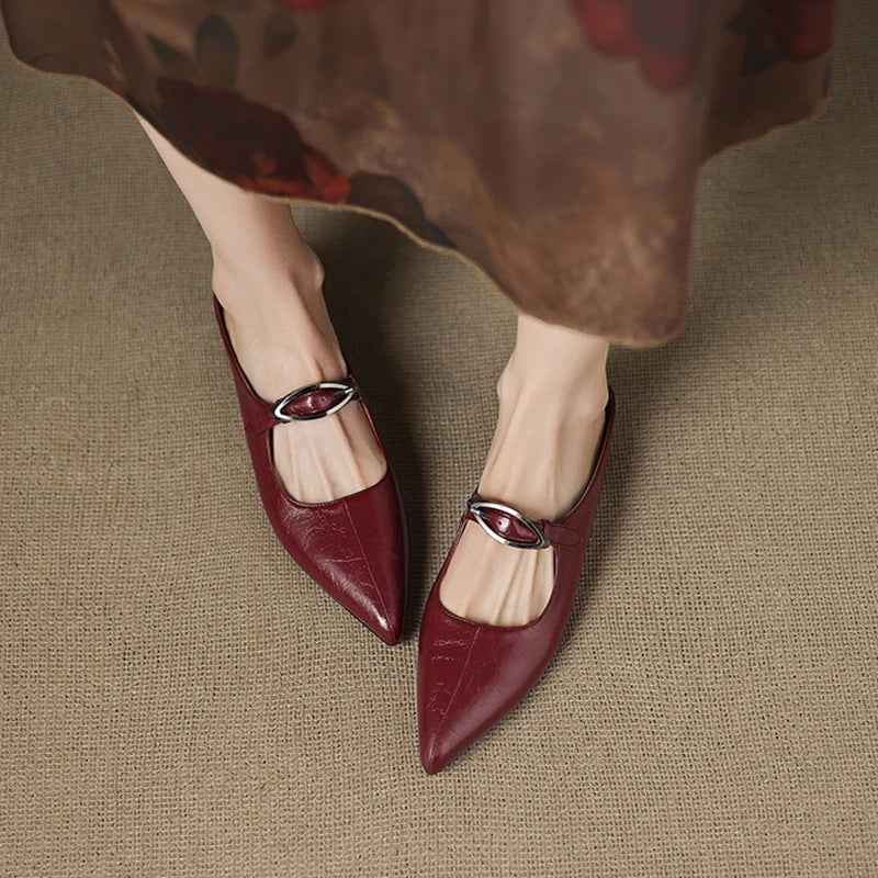 MARINELLE — Leather Mules