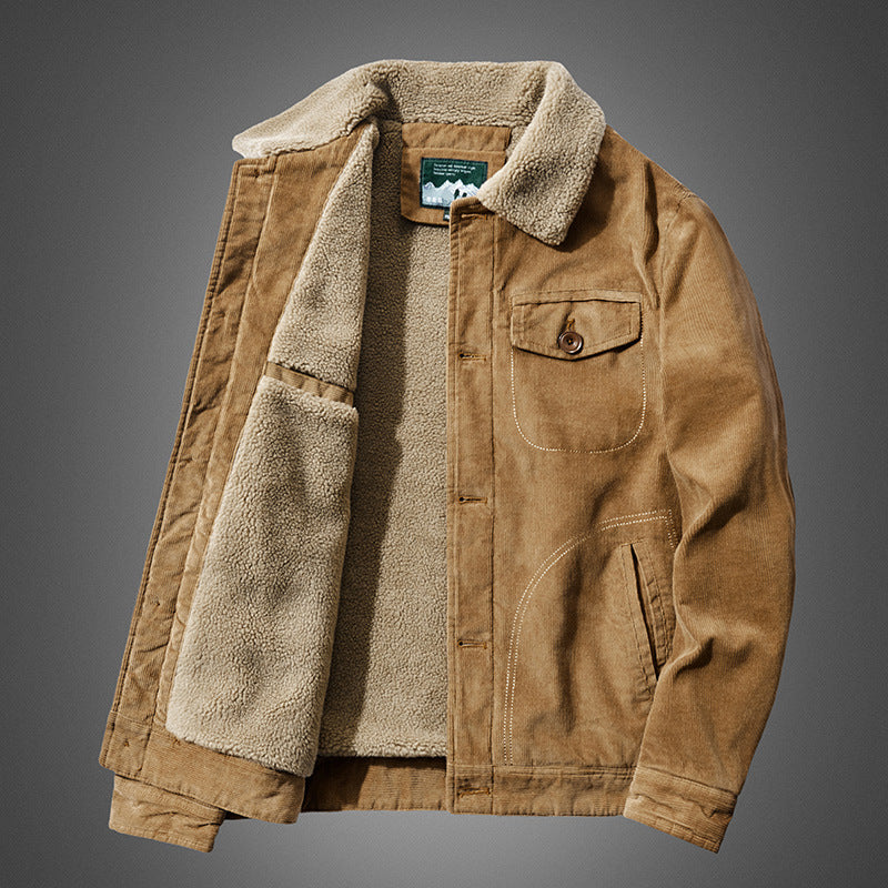 CARMINE — Sherpa Corduroy Jacket