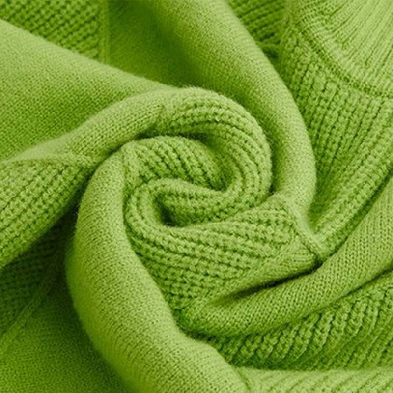 CALIANE — High Neck Knitted Sweater