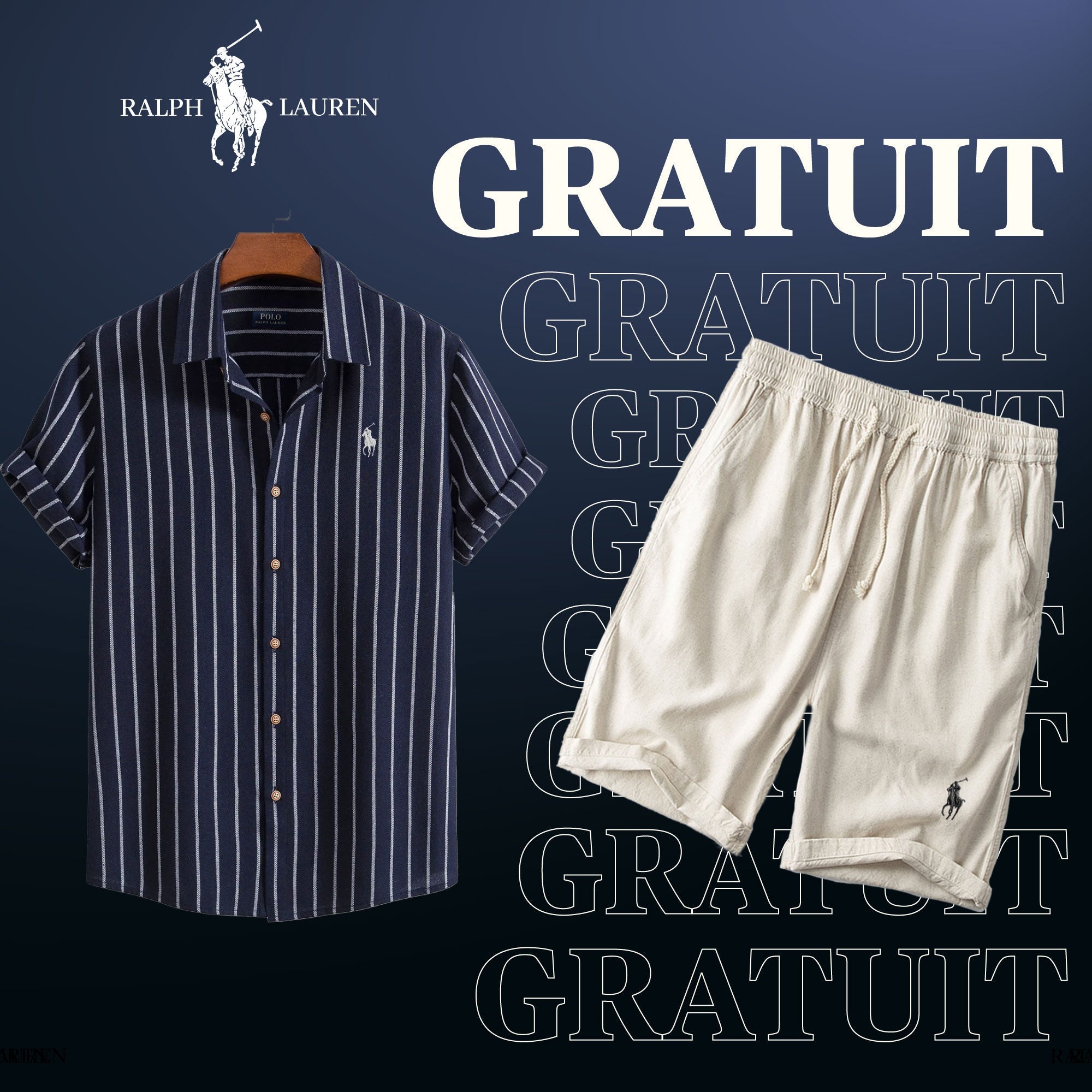 Pack R&L : Chemise Signature + Short Offert