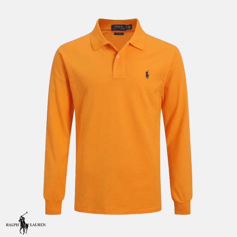 Premium Long-Sleeve Polo