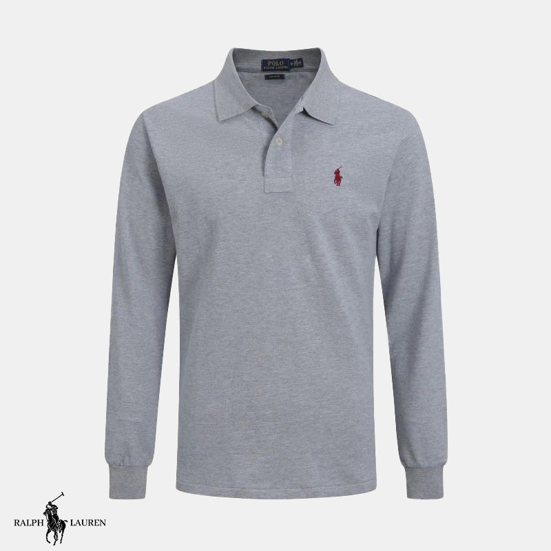 Premium Long-Sleeve Polo