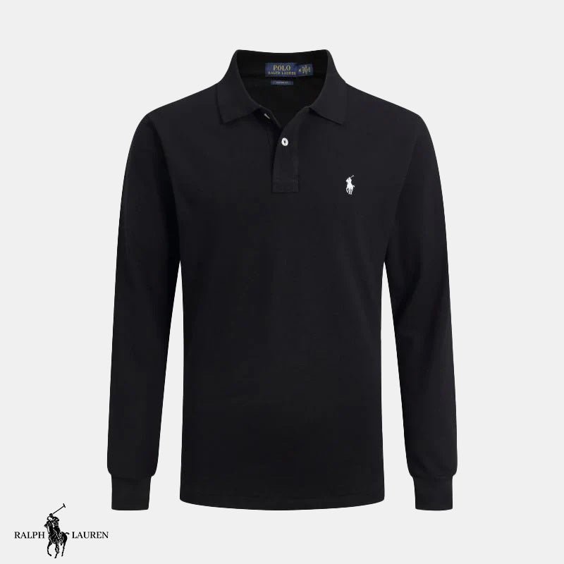 Premium Long-Sleeve Polo