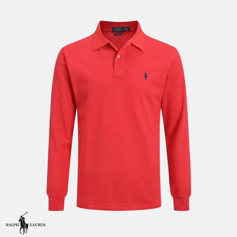 Premium Long-Sleeve Polo