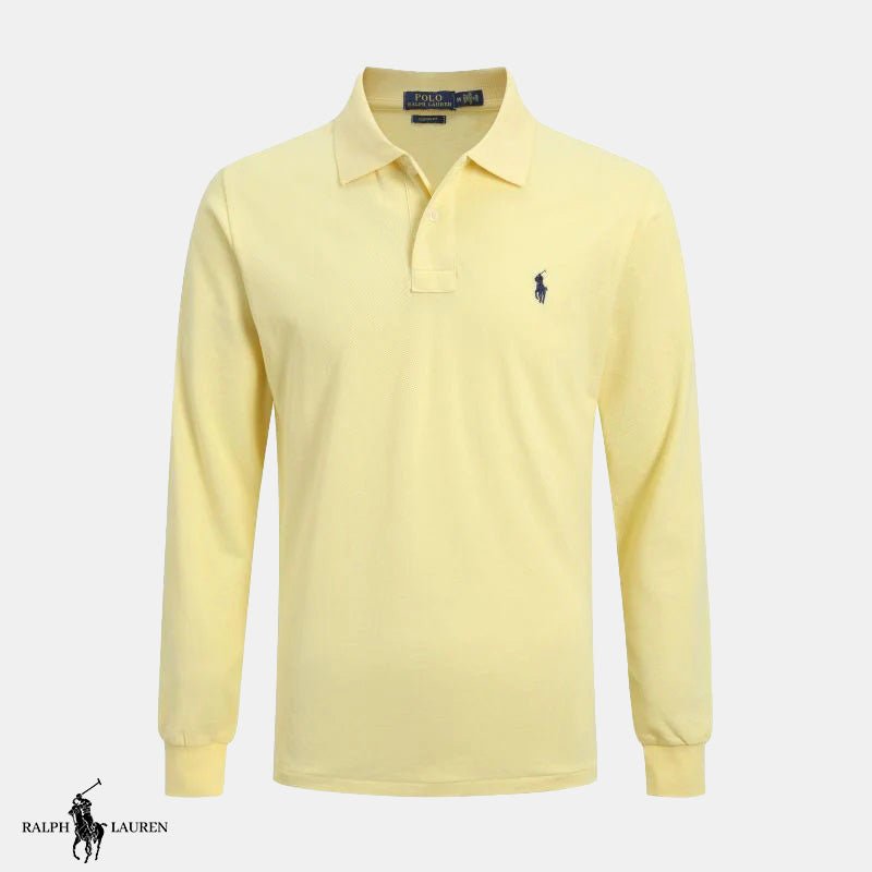 Premium Long-Sleeve Polo