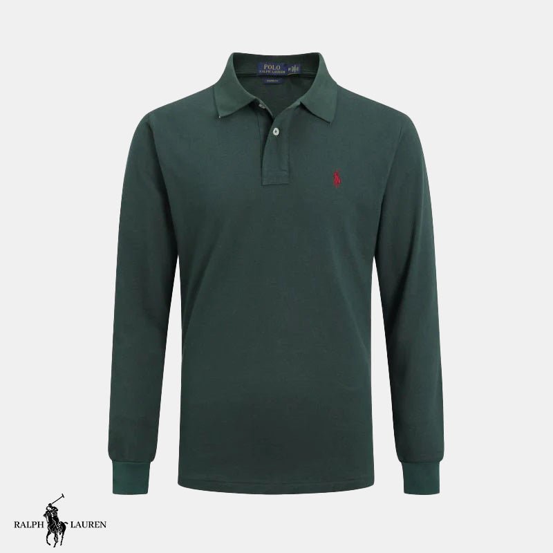 Premium Long-Sleeve Polo