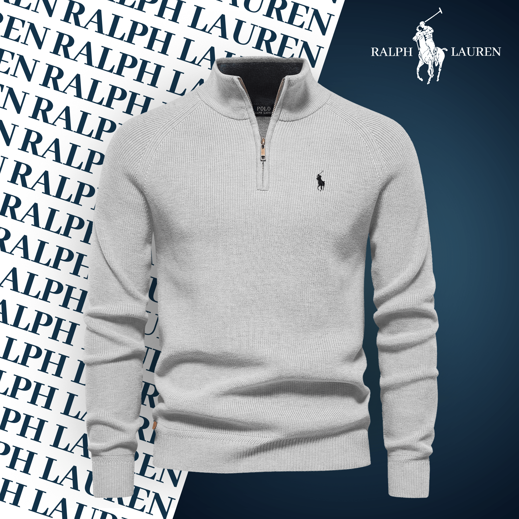 Pull col zippé R&L (déstockage)