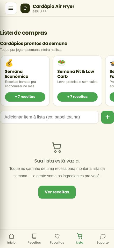 Menús de la semana
