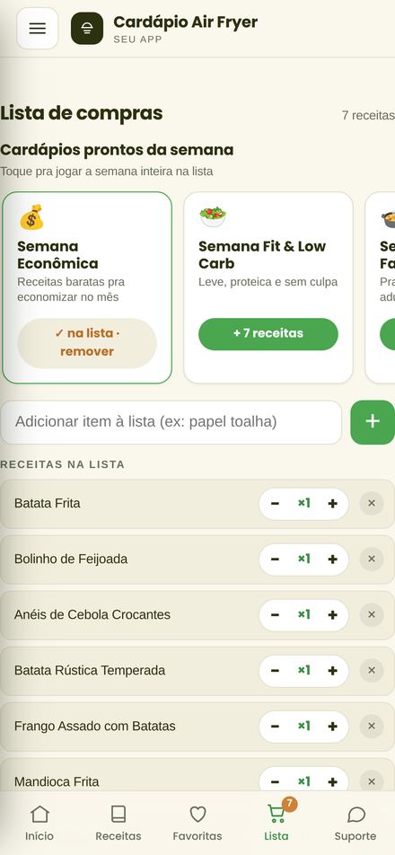 Lista de compras